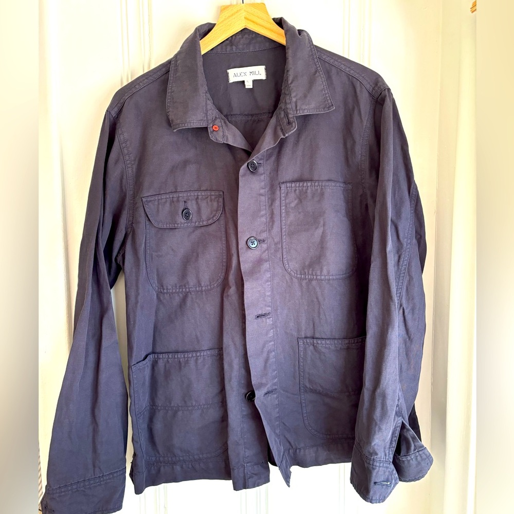 Alex Mill Lightweight Work Jacket - Navy - Large